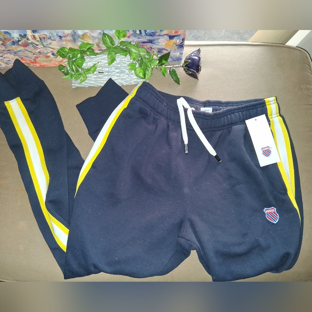 NWT K-Swiss Navy Sweatpants SzM